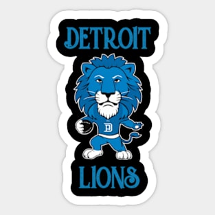 Detroit Lions Sticker